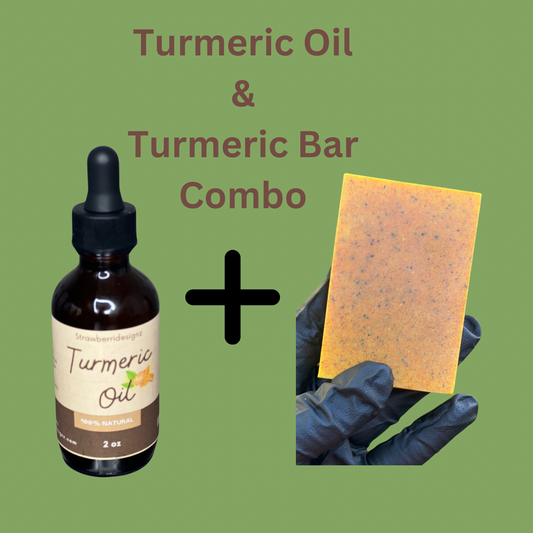 Turmeric Oil & Turmeric Soap Bar  Combo