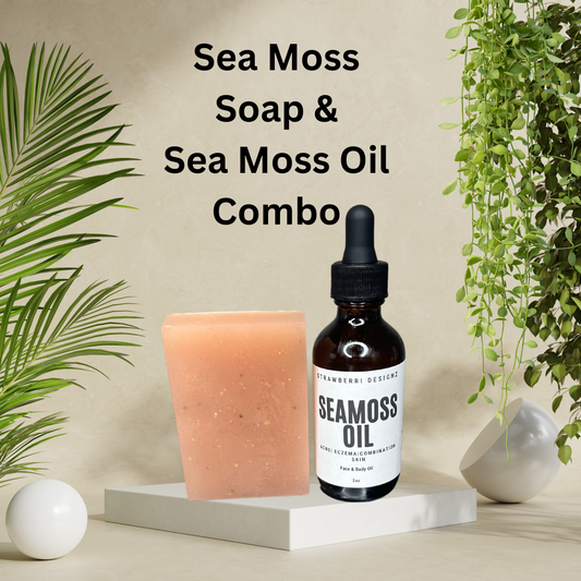 Sea Moss Oil & Sea Moss Soap combo